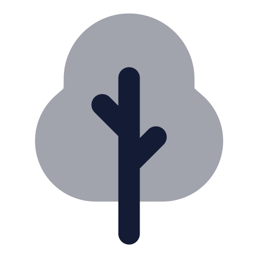 Shrub Icon in Bulk Rounded style