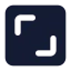 Shutterstock icon with solid standard style