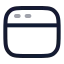 Sidebartop icon with twotone rounded style