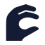 Signlanguagec icon with solid sharp style