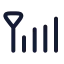 Signalfull icon with stroke rounded style