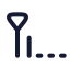 Signallow icon with stroke rounded style