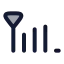 Signalmedium icon with duotone rounded style
