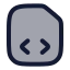 Simcard icon with duotone rounded style