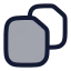 Simcarddual icon with duotone rounded style
