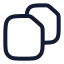 Simcarddual icon with stroke rounded style