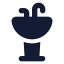 Sink icon with solid standard style