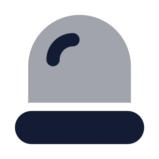 Siren Icon in Bulk Rounded style