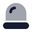 Siren icon with bulk rounded style