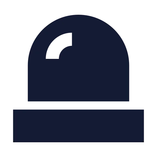 Siren Icon in Solid Sharp style