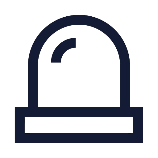 Siren Icon in Stroke Sharp style
