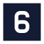 Sixsquare icon with solid sharp style