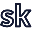 Skool icon with stroke rounded style