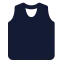 Sleeveless icon with solid standard style