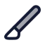 Slice icon with duotone rounded style