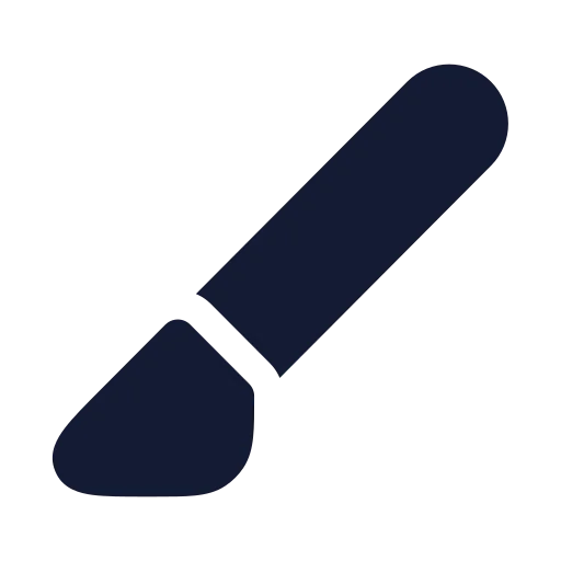 Slice Icon in Solid Rounded style