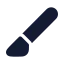 Slice icon with solid rounded style