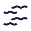 Slowwinds icon with stroke sharp style