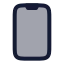Smartphone icon with duotone rounded style
