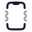 Smartphone icon with twotone rounded style