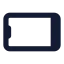 Smartphonelandscape icon with solid standard style