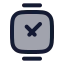 Smartwatch icon with duotone rounded style