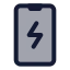 Smartphonecharging icon with duotone standard style
