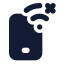 Smartphonelostwifi icon with solid standard style