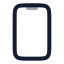 Smartphone icon with twotone rounded style