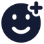 Smileplus icon with solid standard style