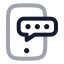 Smscode icon with twotone rounded style