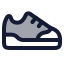 Sneaker icon with duotone rounded style