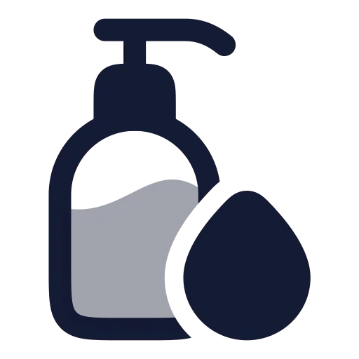Soap Dispenser Droplet Icon in Bulk Rounded style