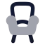 Sofasingle icon with bulk rounded style