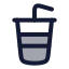 Softdrink icon with duotone rounded style