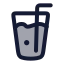 Softdrink icon with duotone rounded style
