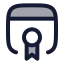 Softwarelicense icon with duotone rounded style
