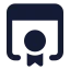 Softwarelicense icon with solid standard style