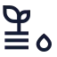 Soilmoisturefield icon with stroke sharp style