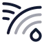 Soilmoistureglobal icon with twotone rounded style