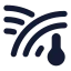 Soiltemperatureglobal icon with solid rounded style