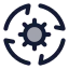 Solarenergy icon with duotone standard style