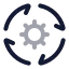 Solarenergy icon with twotone rounded style