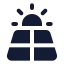 Solarpanel icon with solid standard style