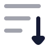 Sort By Down 02 icon preview