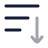 Sort By Down 02 icon preview