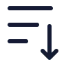 Sort By Down 02 icon preview