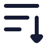 Sort By Down 02 icon preview