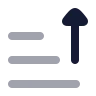 Sort By Up 02 icon preview
