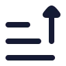 Sort By Up 02 icon preview